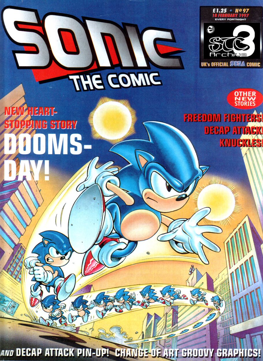 Sonic - The Comic Issue No. 097 Cover Page
